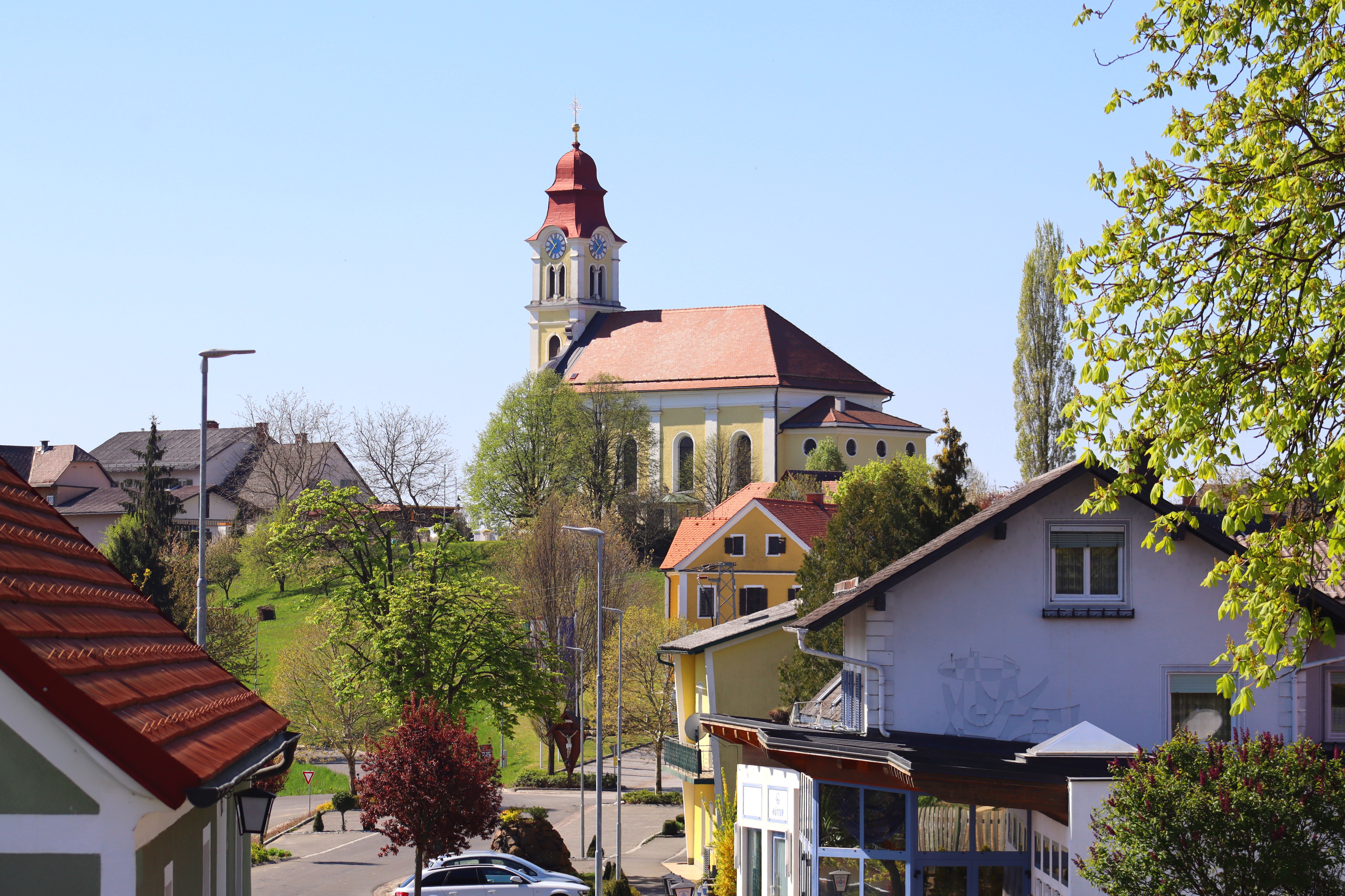 Die Wallfahrtskirche in Eichkögl