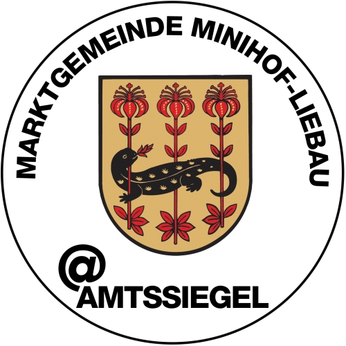 Amtssignatur Marktgemeinde Minihof-Liebau