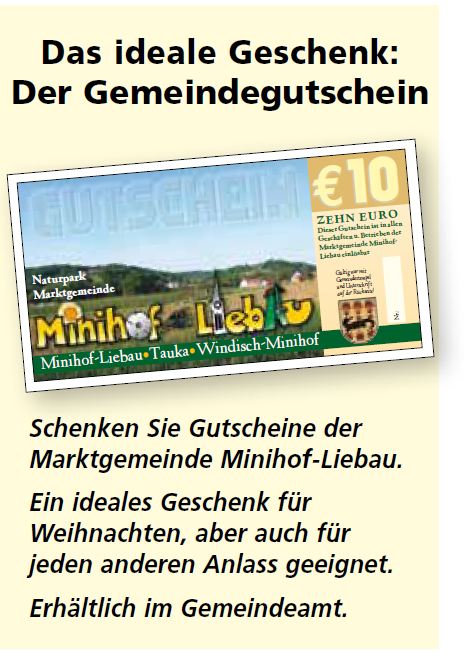 Minihof-Liebau-Gutschein
